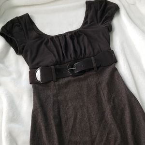 Juniors Brown Pencil Dress